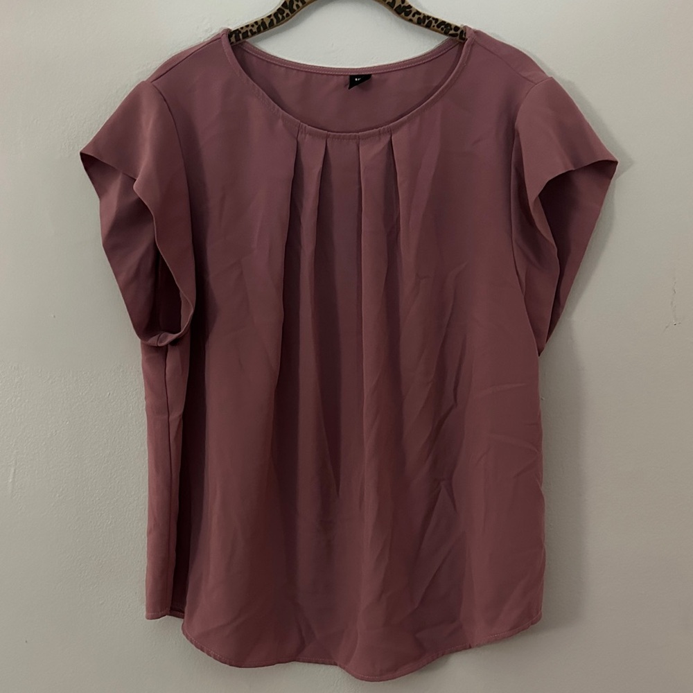 SHEIN Dusty Rose Blouse
